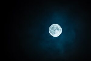 moon, full moon, nature, sky, night sky, lunar, moonlight, night, scenery, black sky, dark sky, luna